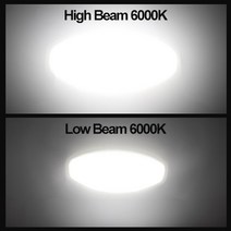 오토바이안개등 구조변경 후미 전조 후진등 1pcs csp 10000lm h4 led, p15d-25-1, 6000k 흰색