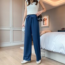 로로스키니 여자 프릴 냉장고 바지 여름 아이스 쿨 와이드 조거 팬츠