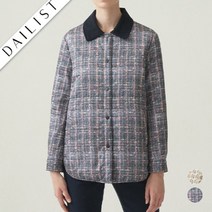 인디안 [데일리스트] 겨울 여성 프린트 셔츠형 패딩 MDBKAXW9351