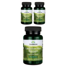 스완슨 락토바실러스 가세리 3 빌리언 CFU 베지캡슐, 60개입, 3개, 60정