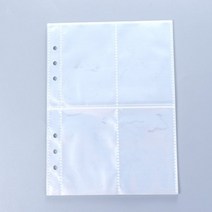 A5 바인더 수납 도서 및 사진 정리함 저널 다이어리 일정 플래너 커버 학교 문구, 10pc inner pages_3