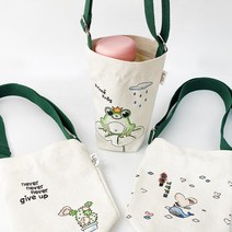 초등 에코 텀블러백 보온보냉가방 색칠 만들기 4인 미술시간 스스로 어린이용 끈기, 1개, 6. 행복한 날 + 하비페브릭마카5색