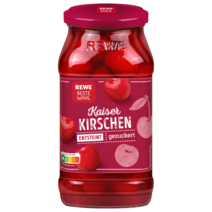 독일 REWE 레베 베스트발 체리 통조림 385g (병)
