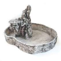 폭포석 물레방아 분수와 연못 수반 (중) / 물의 정원 수반 연못 어항 장식 분수대 천연 가습기