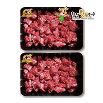 합천축협 합천황토한우 1++등급 국거리 600g (300g*2팩), 2팩, 300g