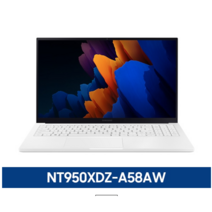 삼성 2021 갤럭시북 이온2 15, 미스틱 화이트, 코어i5 11세대, 512GB, 16GB, WIN10 Home, NT950XDZ-A58AW