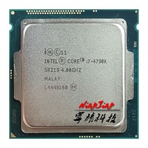 인텔 코어 i7-4790K i7 4790K 4.0 GHz 쿼드코어 8 스레드 CPU 프로세서 88W 8M LGA 1150 128024, 없음