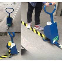 처선도색테이프 설치 도장공사 마킹기 도로포장 인도 시공 공장 주차장 라인, 접착 테이프