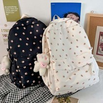 신학기 가방 귀여운 러블리 백팩 꽃무늬 디자인 학원 백팩