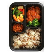 허닭 곤약 뿌리채소 영양밥 도시락 6팩, 단품, 단품