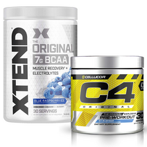 [C4 & Xtend Bundle] C4 프리워크아웃 + Xtend 오리지날 BCAA 30서빙 모음, 블루라즈