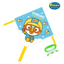 연날리기 뽀로로연 가오리연 어린이 전통 야외 놀이 활동 캠핑 캠핑장 놀거리, 단품