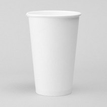 [소분] 무인쇄 백색 종이컵 20oz 40개