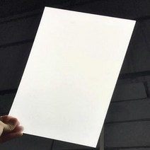 판넬시트지 렉스판 200x200x2mm 오팔 흰색 아크릴 플라스틱 시트 Pmma 패널 표지판, [05] 6mm, [04] 300x300