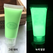 초광야광페인트 형광도료 야광안료 형광액필 발수가루 아트 스테이지제 스타에어 빌트인, 06 그린1지【18ml】, 18ml, 1개