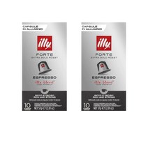 일리커피 에스프레소 포르테 캡슐 10개 Illy Espresso Forte Capsules, 2팩