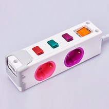 컬러멀티탭 디자인멀티탭 멀티캡 전자파차단멀티탭 1.5m, 상세페이지 참조, 상세페이지 참조