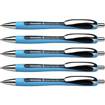 Schneider 슬라이더 레이브 XB 볼펜 5개 팩 블루 (132503), Black