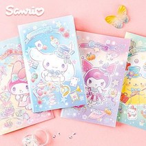 산리오캐릭터즈 트윙클 레인보우 무선 수첩 랜덤발송 879177, 상세페이지 참조, 상세페이지 참조
