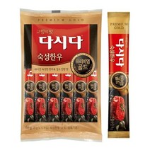 CJ 감칠맛 다시다 프리미엄골드 숙성한우 시즈닝 육수 60g 1세트, 3세트