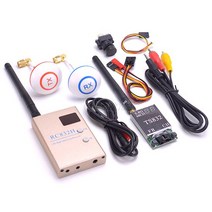고성능 FPV 5.8G 600mW 48CH 무선 AV 송신기 수신기 TS832 + RC832 Tx Rx 세트/1000TVL 2.8mm 카메라 RC, 02 Whole set
