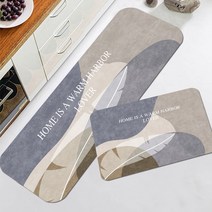 폴라도레 소프트 규조토 발매트 욕실 주방 매트 화장실 부엌 러그, 33-따뜻한항구[45x120cm]