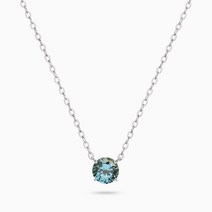 에버링 14K 금 목걸이 블루 다이아몬드 0.5캐럿 (5부) 시드_NBDM4605 Diamond Necklace Gift