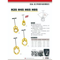 파이프절단기 동관커터기 절단 배관 유압 컷팅기 커터 강관, H. H18S (14-18 인치 방폭 수동 커터)
