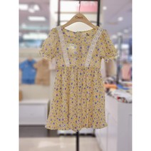 치크 [쇼핑점] *치크* 22년 봄 여름 신상이 펑펑~북유럽 코디상품전!!! 원피스/상하복/티셔츠/바지/점퍼/조끼/전상품 세일전!! [스퀘어 여리여리 쉬폰원피스] CKOW2256G