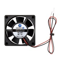 냉각팬60x60x20mm VORON Trident 6020 용 3D 프린터 쿨러 24V 듀얼 볼 브러시리스 DC 모터 냉각 팬 소형 공, 한개옵션0