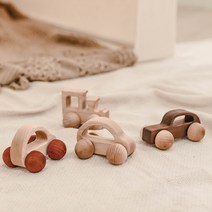 원목자동차 장난감 아기 나무장난감놀이, E타입, 라이트우드