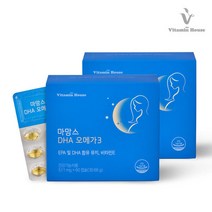 비타민하우스 마망스 DHA 오메가3 511mg x 60캡슐 x 2박스 알티지임산부