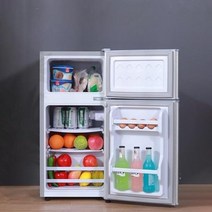 12V24V DC 냉장고 카라반 트레일러 캠핑카, 단일사이즈, 실버3도어178절전(에너지효율1급)