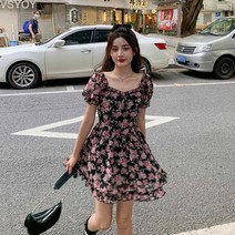 VSYOY 장미 원피스
