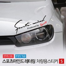 레이싱카 경주용 튜닝 멋진 레터링스티커 새차선물