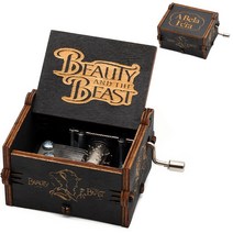52종 뮤직박스 오르골 Musica 테마 생일 선물, Beauty and beast Black
