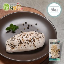 햇살닭 페퍼콘 스팀 닭가슴살 플러스 5kg(100gX50팩), 단품