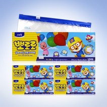 크린랩 뽀로로 슬라이딩 지퍼백(소) 12매 x5개/스탠딩, 단품