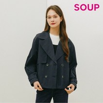 숲 드로 스트링 숏 트렌치코트 SY2BBV1