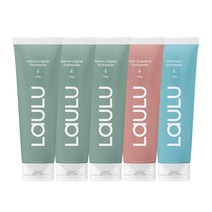 천연 성분 잇몸에 좋은치약 시린이 임산부 입덧 입냄새 불소x 명품 치약 5개 세트, 민트3+자몽2