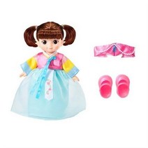 콩순이 한복 입은 콩순이 아기인형, 8개, 혼합색상