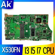 노트북 메인보드 X530FN ASUS VivoBook S15 S5300 노트북 메인 보드 I38145U I58265U I78565U 100, 03 V2G I78th Gen