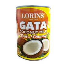 Lorins Gata Coconut Milk 로린스 가타 코코넛 밀크, 1개, 400ml