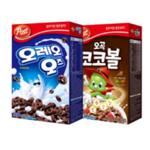 포스트 시리얼 오레오 오즈 500g + 오곡 코코볼 570g, 50세트