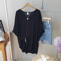 상상그이상 여성용 국내제작 찰랑 실켓 브이넥 반팔티 루즈핏 부드럽고 쫀쫀한 라운드넥 무지티