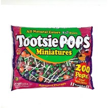투시팝 미니어쳐 tootsir pops 200개입 1020g(추억의맛 문방구 불량식품), 1020g, 1개