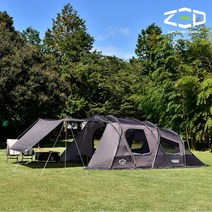 제드 초 대형 패밀리 거실 4-5인 가족 리빙쉘 투룸 텐트 제콧5+M