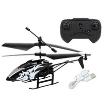 전동헬기 Mini Helicopter for Kids Adult Indoor Micro RC Toy Remote Control Aircraft Drone Model 2 Channel RC Helicopter, One Size, BL