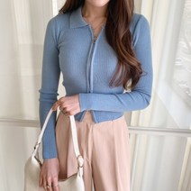 겟잇미 / 벨베프 데일리 골지 카라 집업