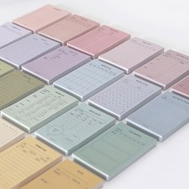 (메이크-어-메모) 메모패드 24종 메모 메모지, 15버짓키퍼